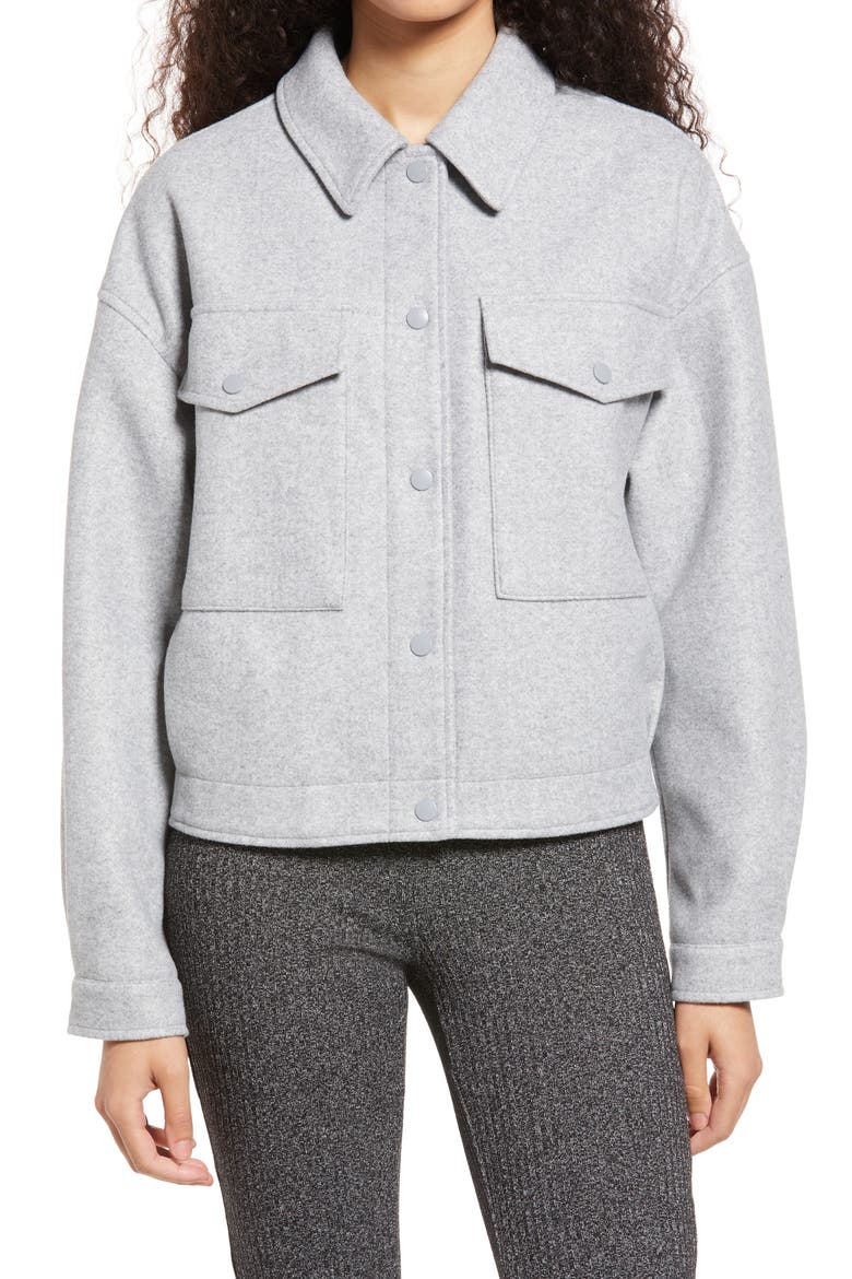 Fortune Lippa Shirt Jacket, Alternate, color, LIGHT GREY