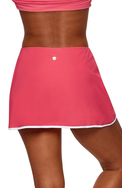 Bobbe Active Box-pleated Tennis Skirt In Pink