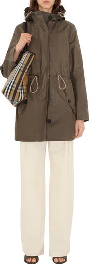 Burberry Coated Gabardine Parka | Nordstrom