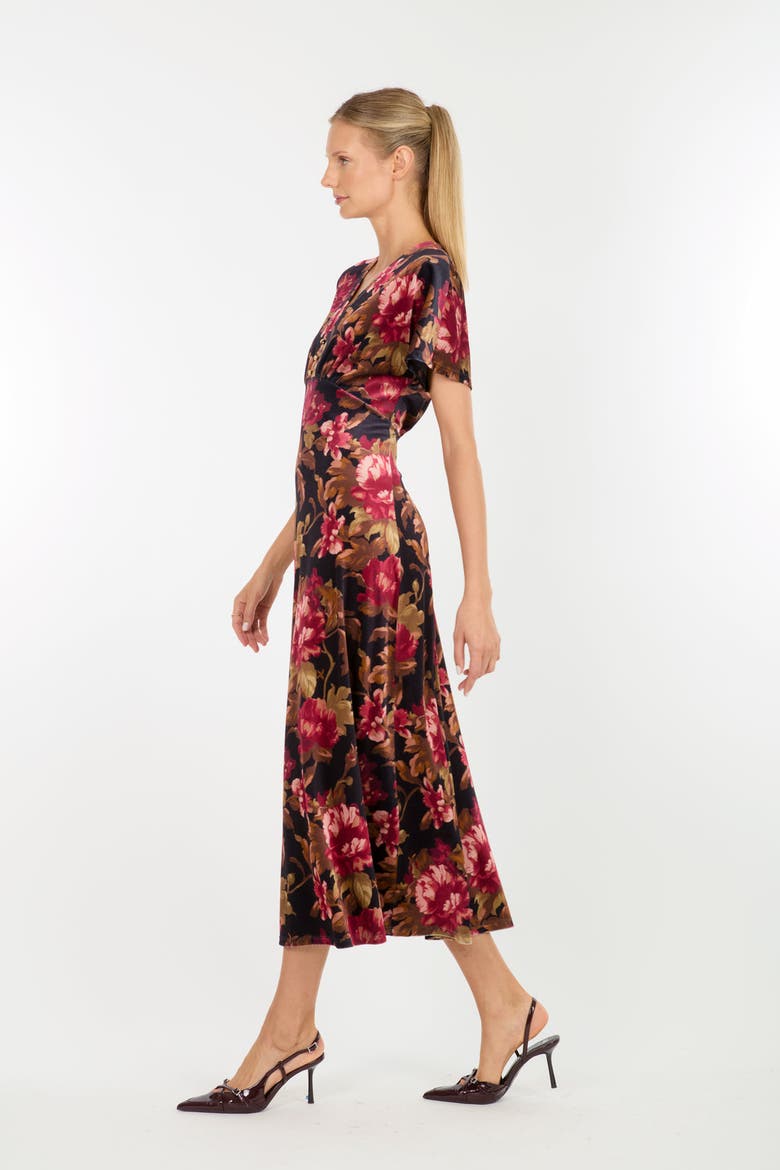 Lacey Dress, Alternate, color, Night Floral