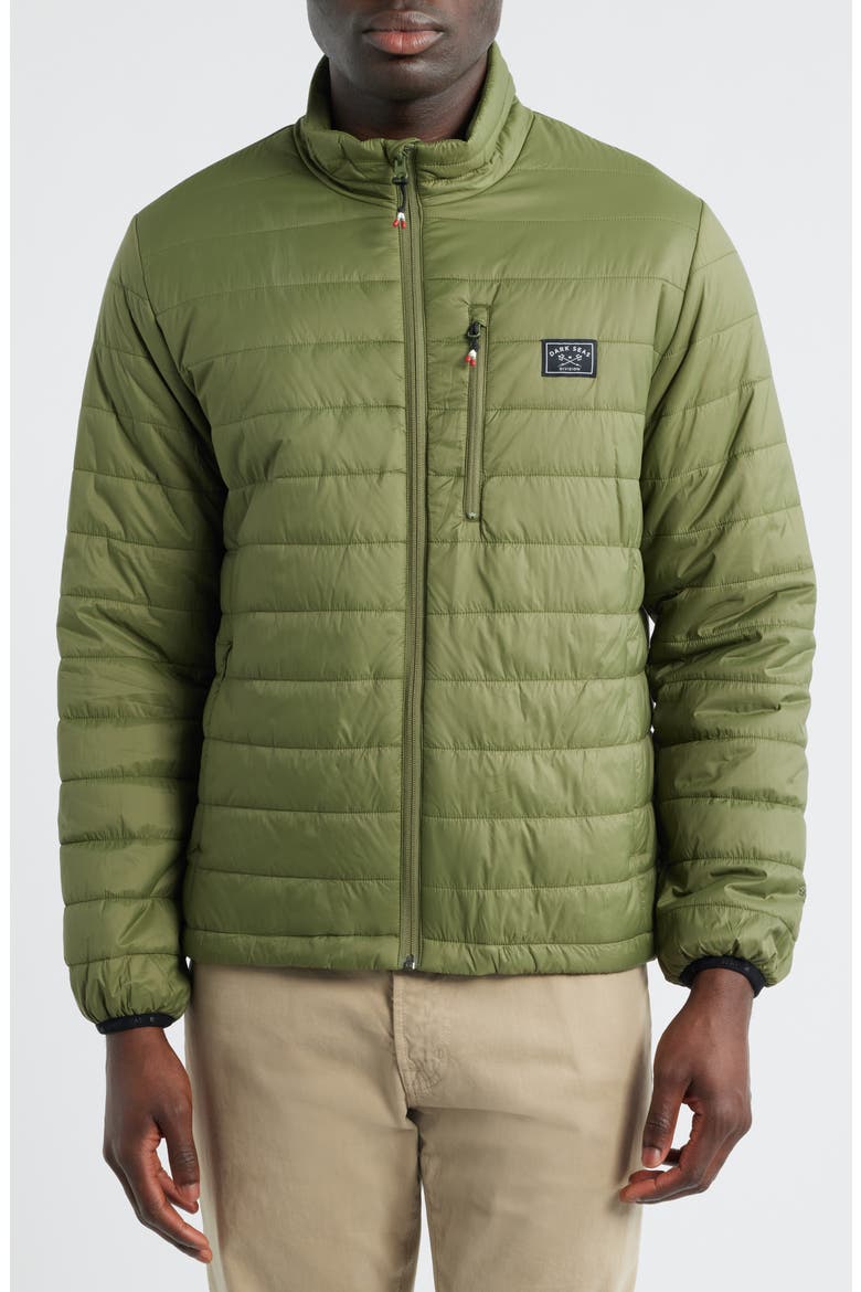 Robinson Quilted Polar Fleece Jacket, Alternate, color, OLIVE