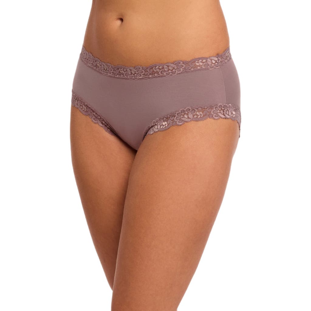 Fleur't Iconic High Waist Boyshorts In Cappuccino