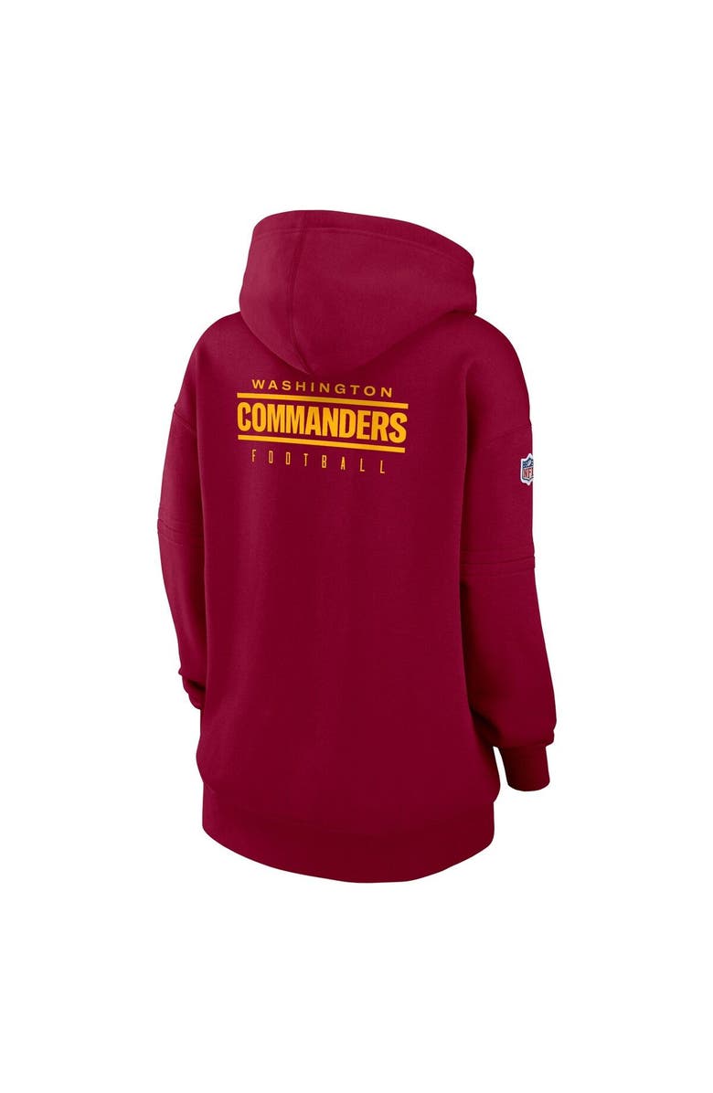 Nike Women's Nike Burgundy Washington Commanders 2023 Sideline Club Fleece Pullover Hoodie, Alternate, color,