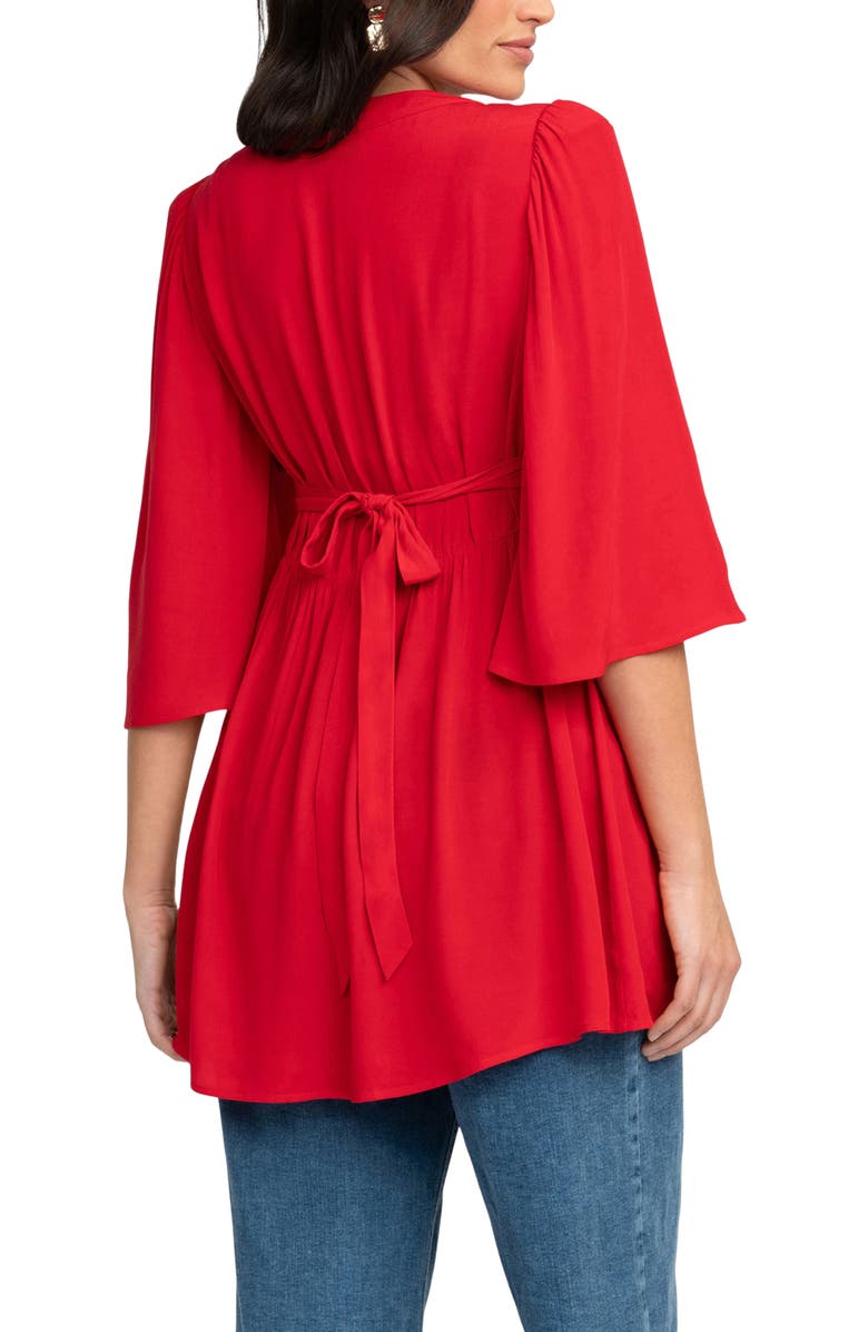 Seraphine Flutter Sleeve Maternity/Nursing Top, Alternate, color,