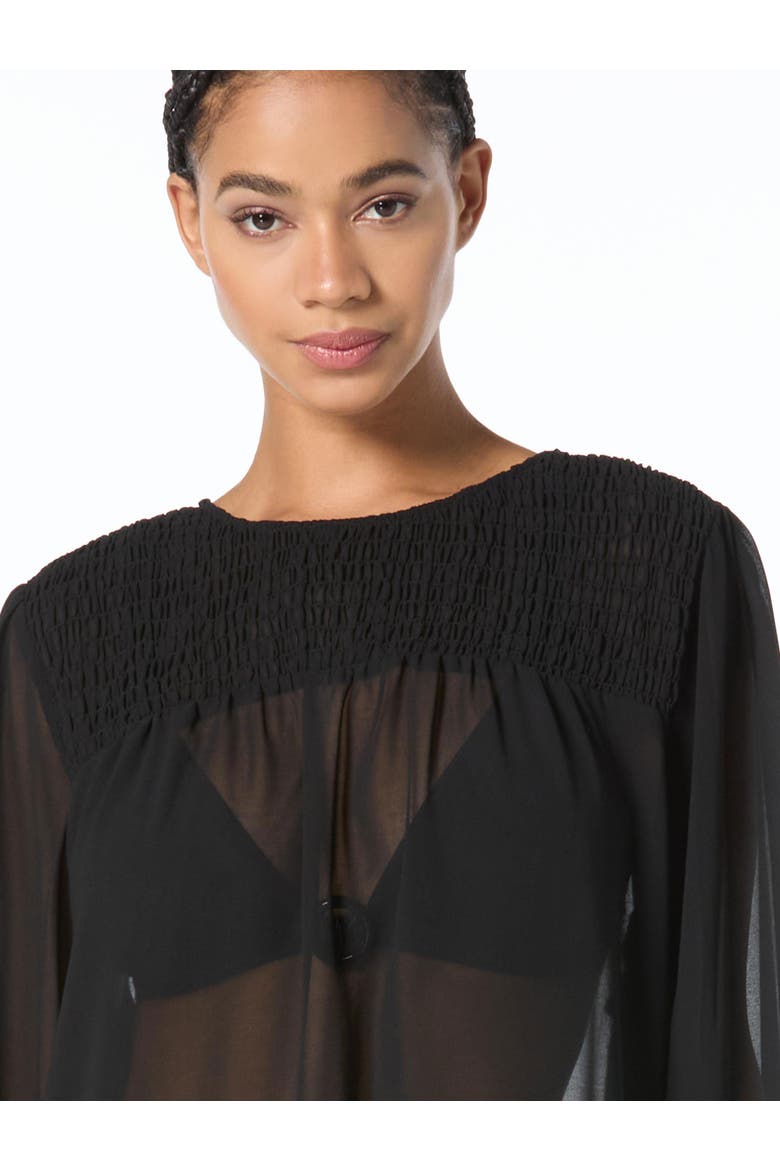 Solids Cover Up Dress Swim, Alternate, color, Black