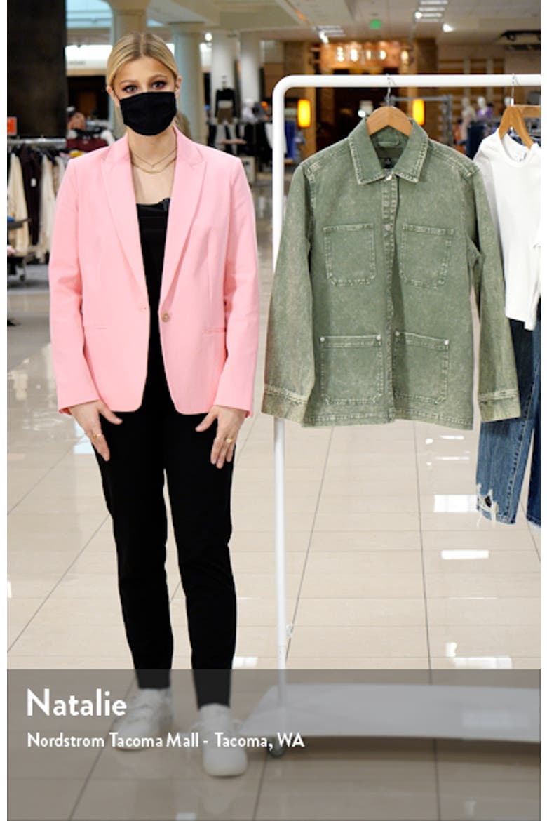 Garment Dye Acid Wash Twill Shirt Jacket video