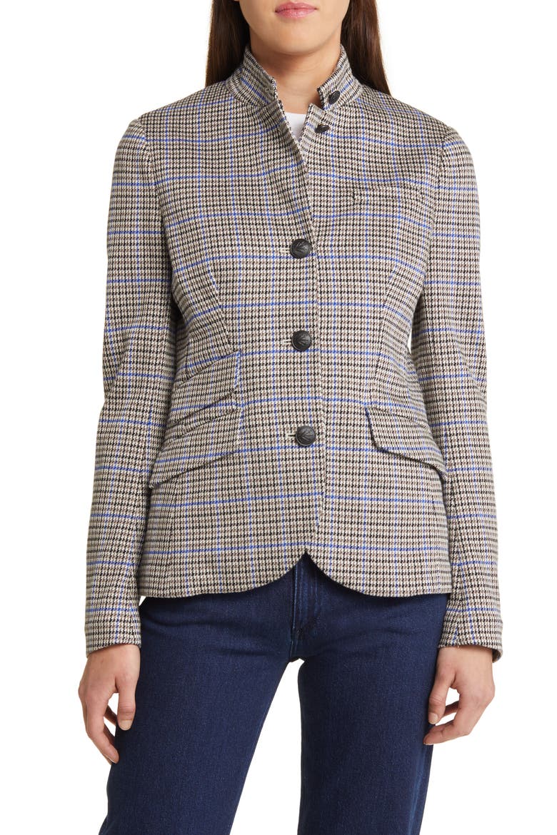 Slade Plaid Blazer, Alternate, color, BLUE PLAID