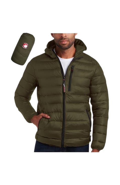 Men
s Packable Puffer Bubble Coat