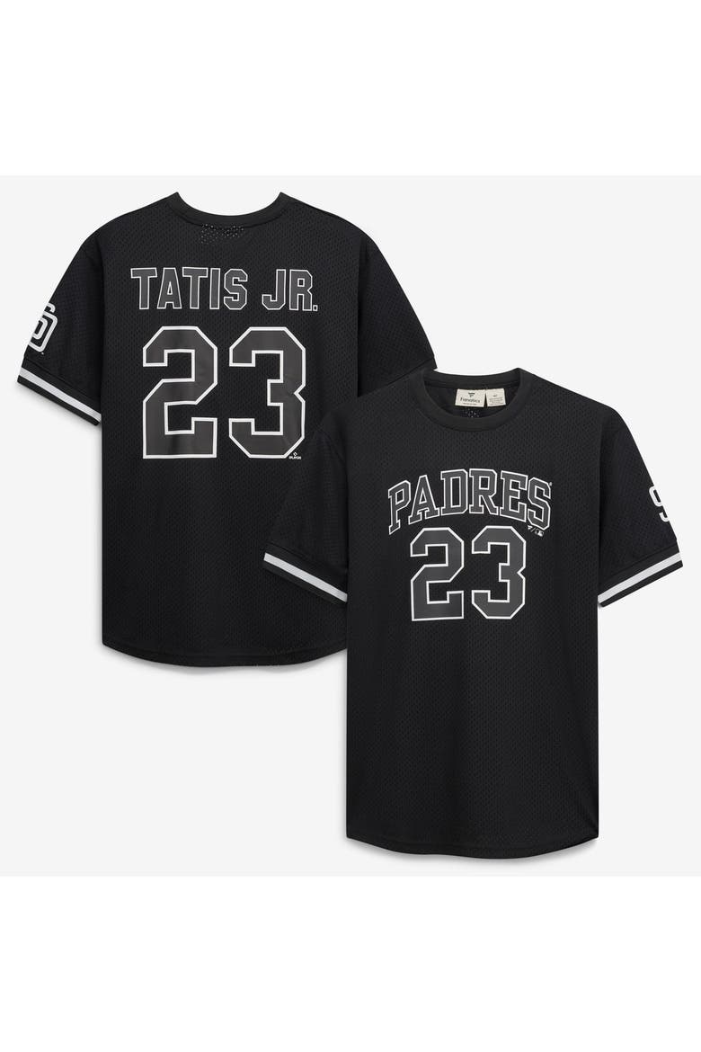 Men's Fanatics Fernando Tatis Jr. Black/White San Diego Padres Big & Tall Heavyweight Mesh Jersey, Main, color, Black
