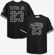 FANATICS Men's Fanatics Fernando Tatis Jr. Black/White San Diego Padres Big & Tall Heavyweight Mesh Jersey