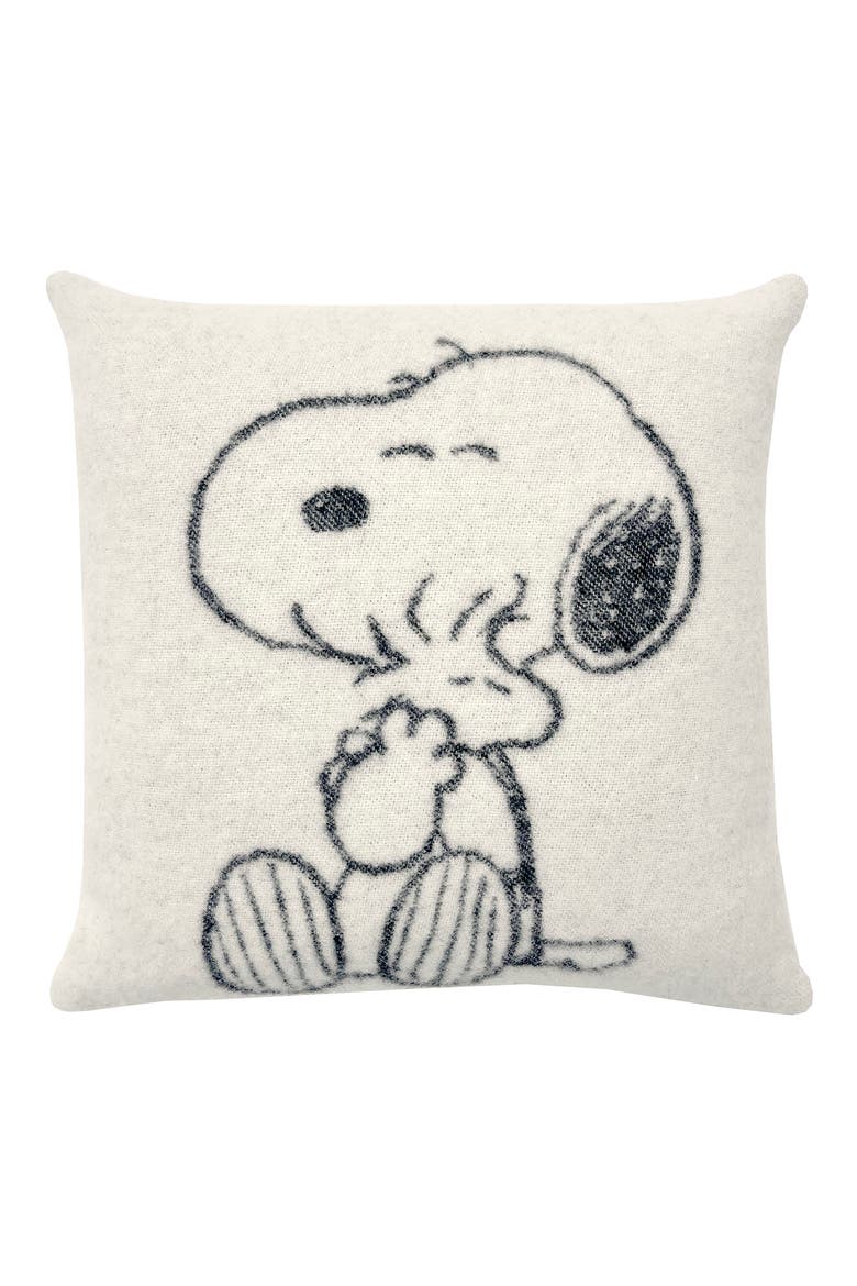 Peanuts Hug Cushion Cover, Main, color, WHITE MULTI
