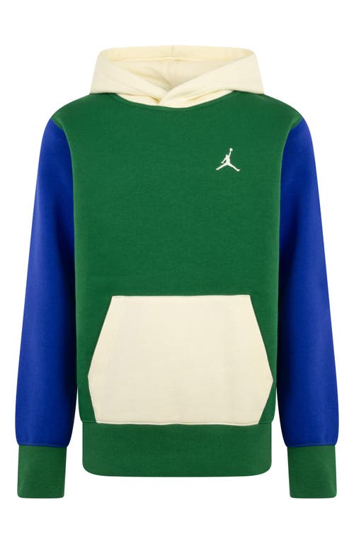 Jordan Kids' Brooklyn Fleece Hoodie In Green