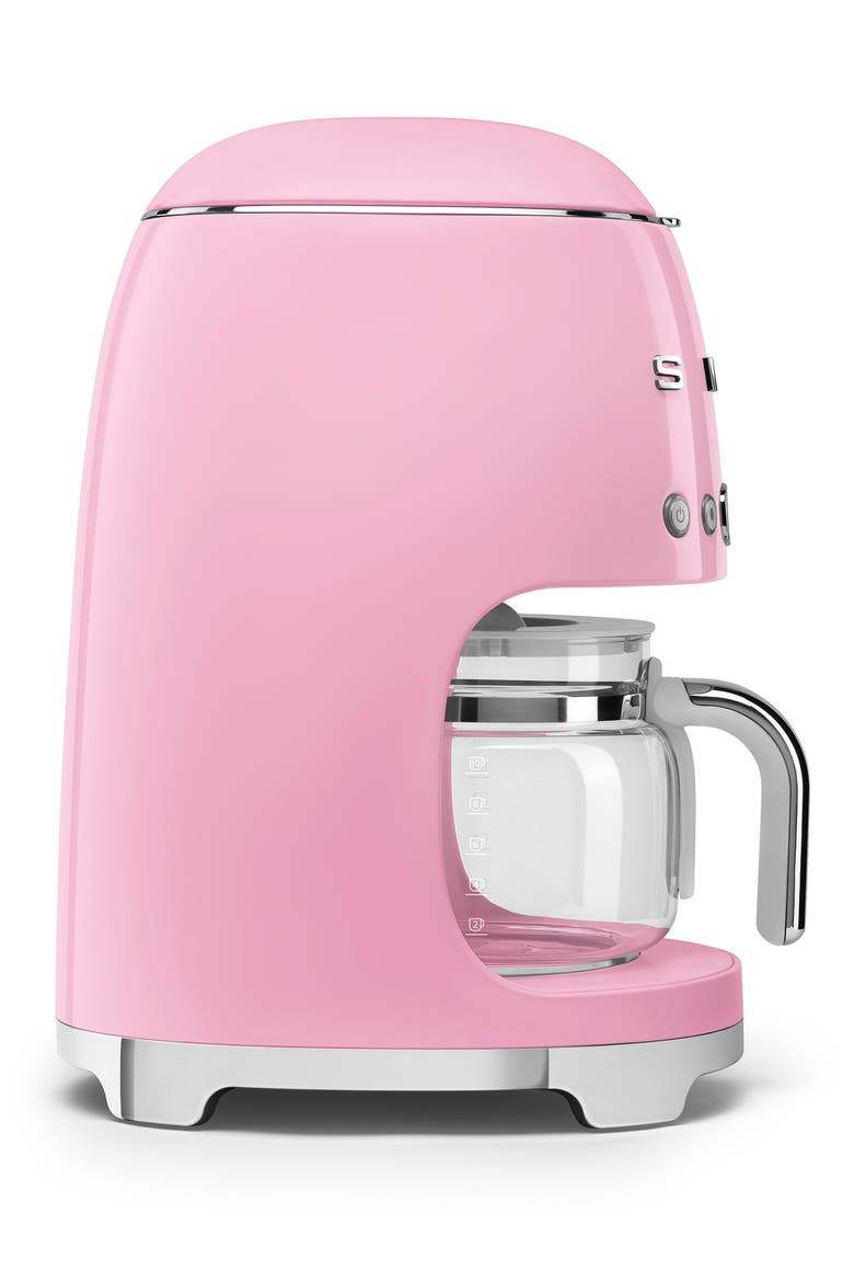 '50s Retro Style 10-Cup Drip Coffeemaker, Alternate, color, PINK