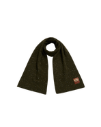 Fable England Green Knitted Scarf