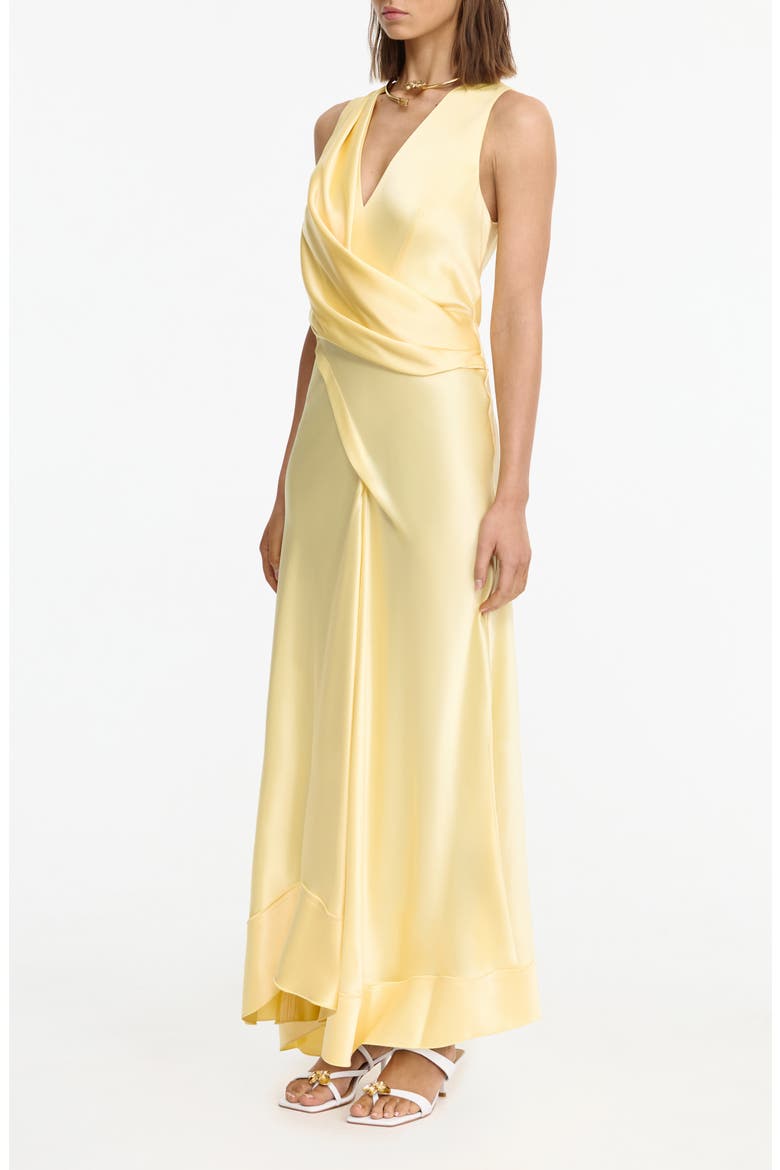 Eastoncroft Satin Gown, Alternate, color, LEMON SORBET