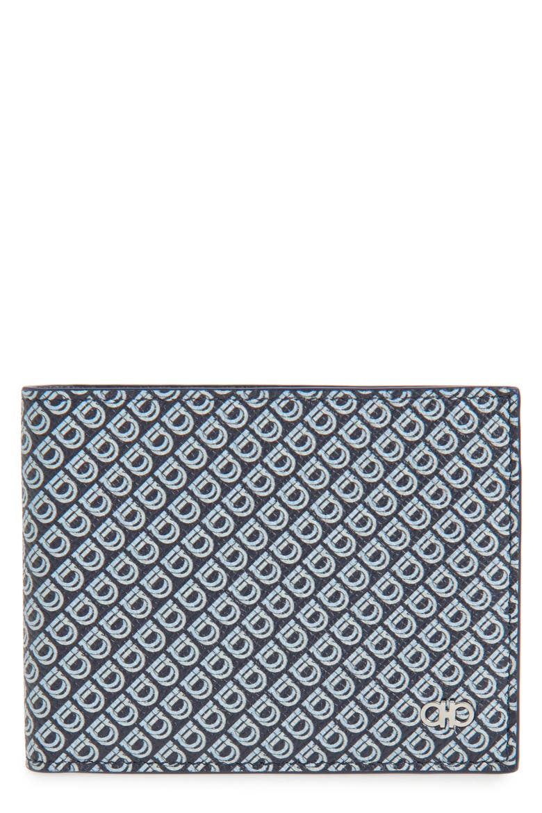 Micro Gancio Bifold Wallet, Main, color, NEW NAVY NERO