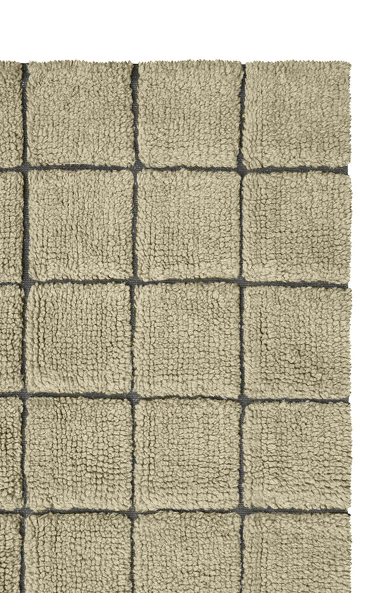 Lorena Canals WoolableMosaic Washable Wool Rug, Alternate, color, Moss