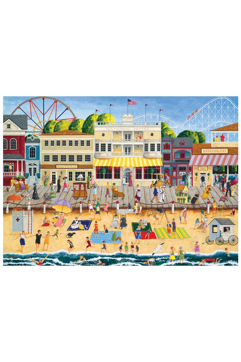 On the Boardwalk 1000 Piece Puzzle, Alternate, color, Multicolor