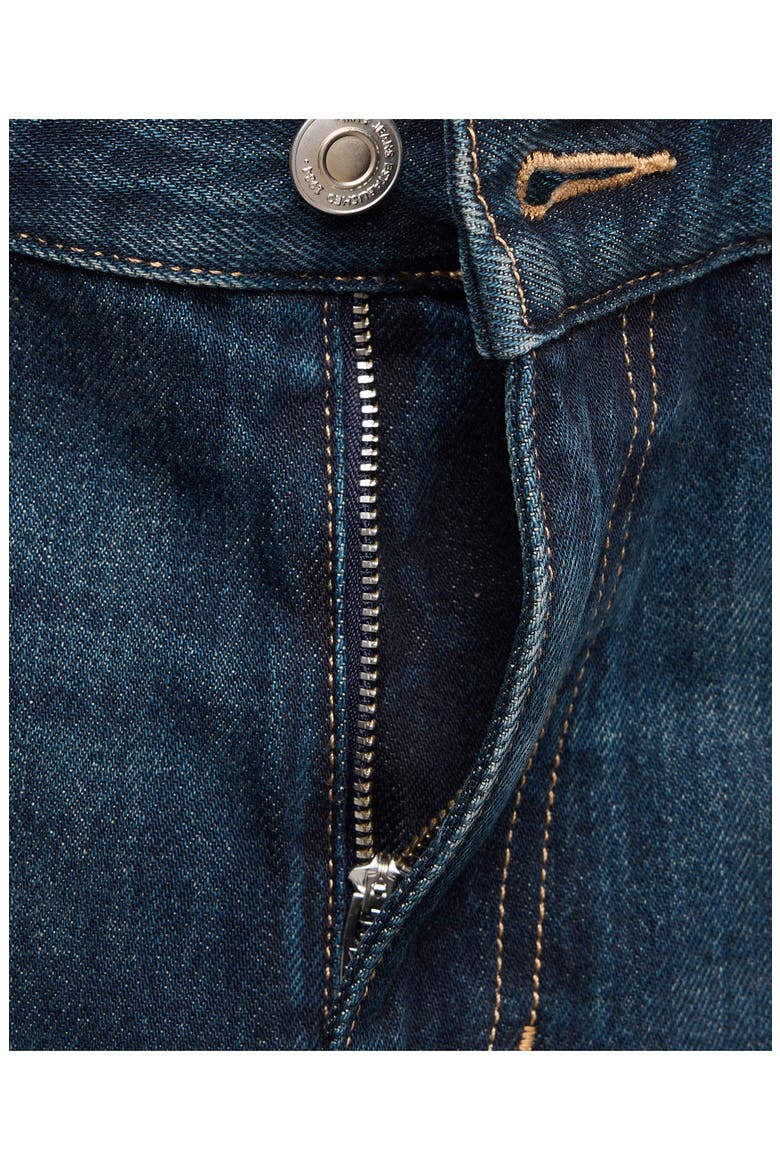 Distressed Flared Jeans, Alternate, color, DARK VINTAGE BLUE