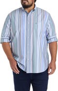 Brooks Brothers Big & Tall Multi-Striped Friday Sport Shirt