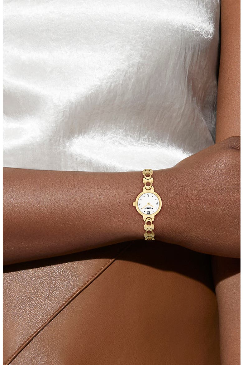 Iris Bracelet Watch, 22.5mm, Alternate, color, GOLD