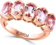 EFFY Morganite Row Ring