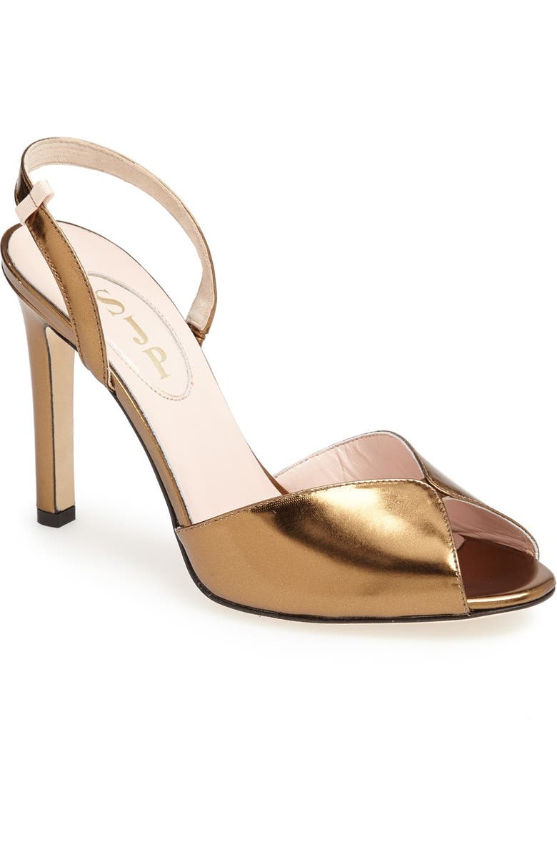 SJP by Sarah Jessica Parker SJP 'Slim' Peep Toe Pump, Main, color,