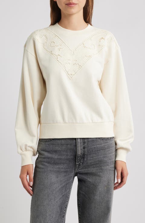 Nimona Lace Trim Sweatshirt