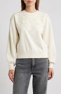PAIGE Nimona Lace Trim Sweatshirt