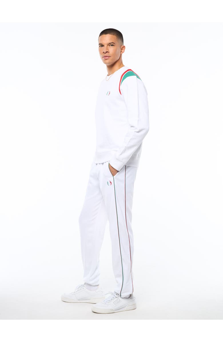 Sergio Tacchini Eredita Crewneck, Alternate, color, Brilliant White