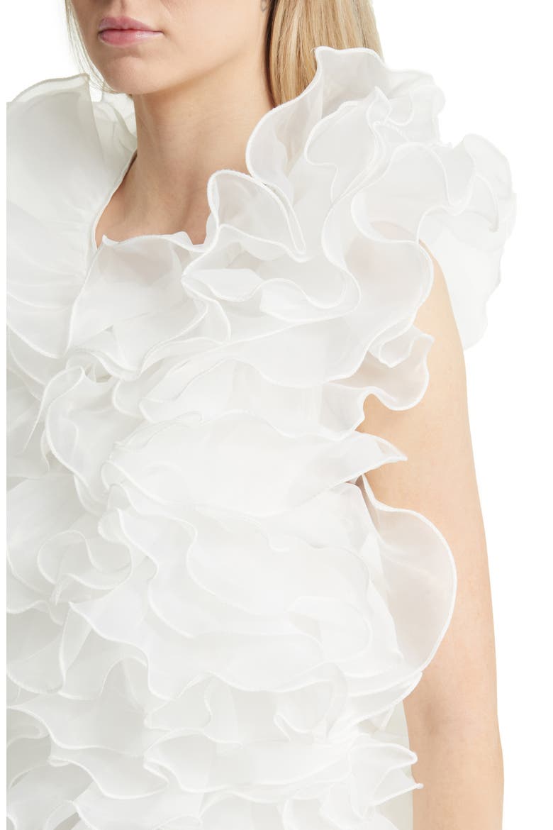 Tulle Backless Dress, Alternate, color, WHITE