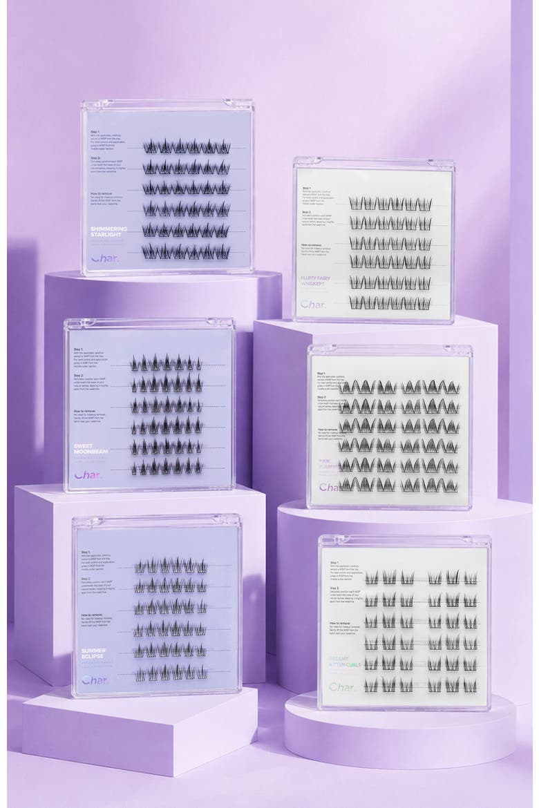 Dreaming Bunny and Pixie Paw Pre-Glued Reusable Lashes 9 to 13mm DD Curl, Alternate, color, Black