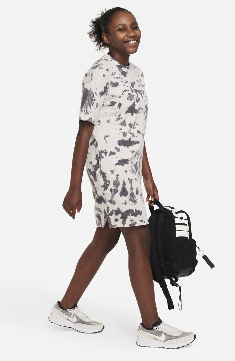 Nike Kids' Sportswear Print Cotton T-Shirt Dress, Alternate, color,