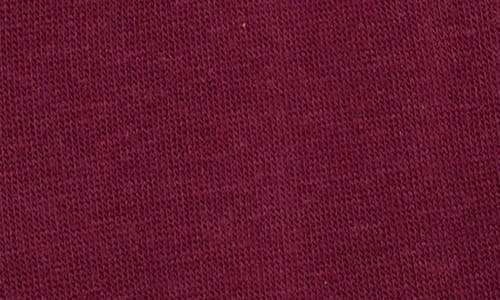 Nanette Lepore Button Knit Gloves In Burgundy