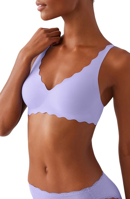B.tempt'd By Wacoal B.wow'd Wireless Convertible T-shirt Bra In Purple