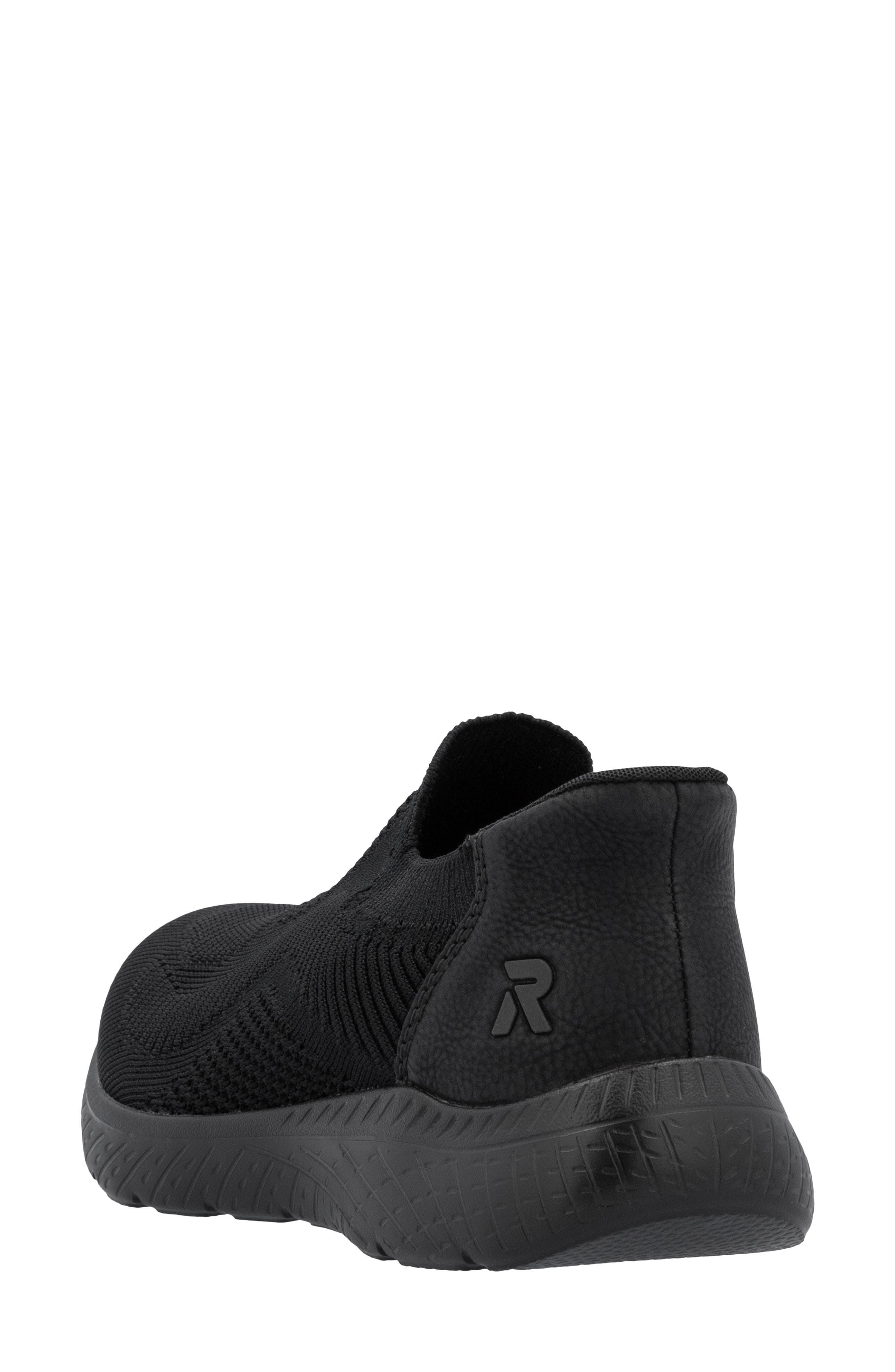 Rieker Edith 72 Slip-On Sneaker, Alternate, color, Schwarz/ Schwarz