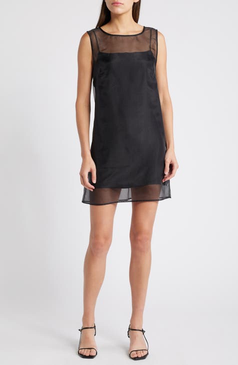 Black shift cocktail dress online