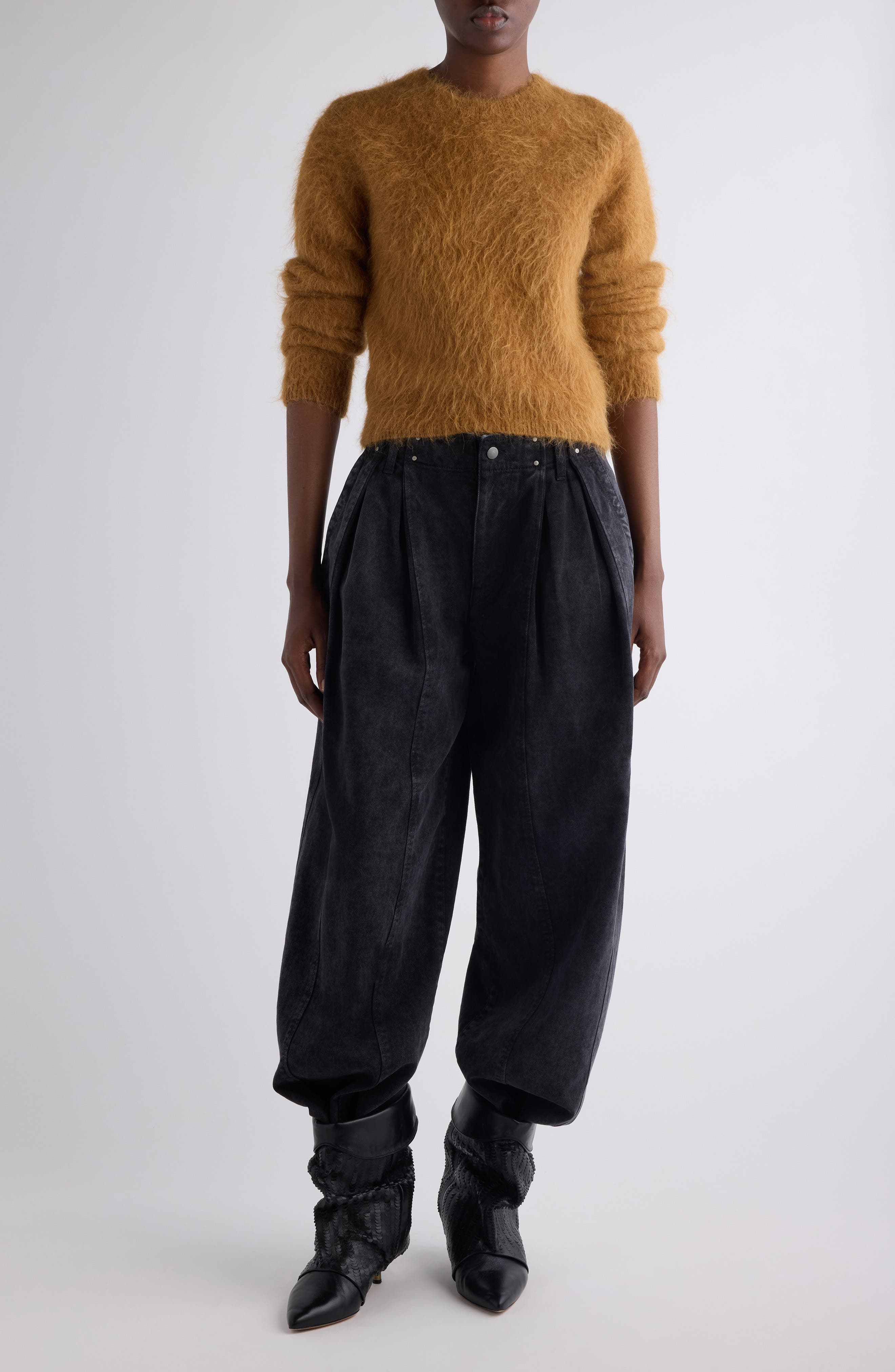 Hermine Alpaca Blend Sweater - image 4