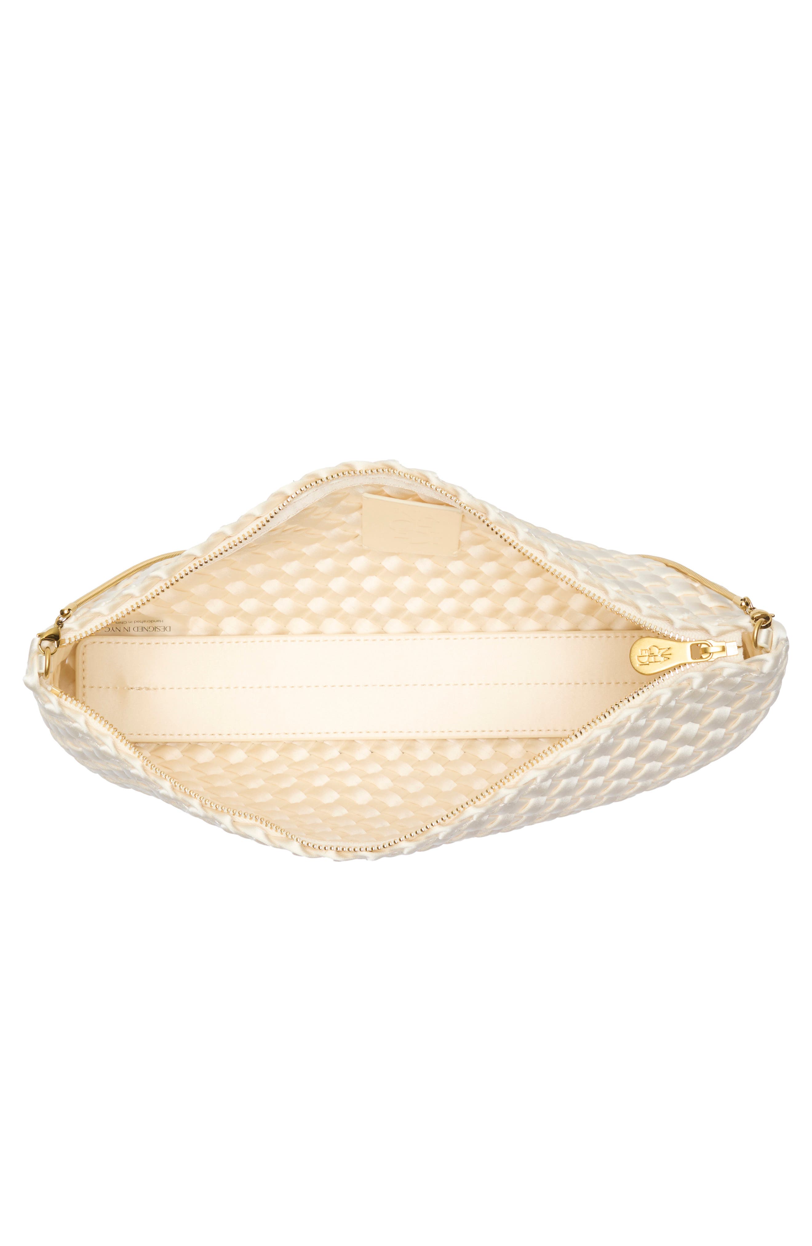 NAGHEDI Medium Gala Clutch, Alternate, color, Ivory