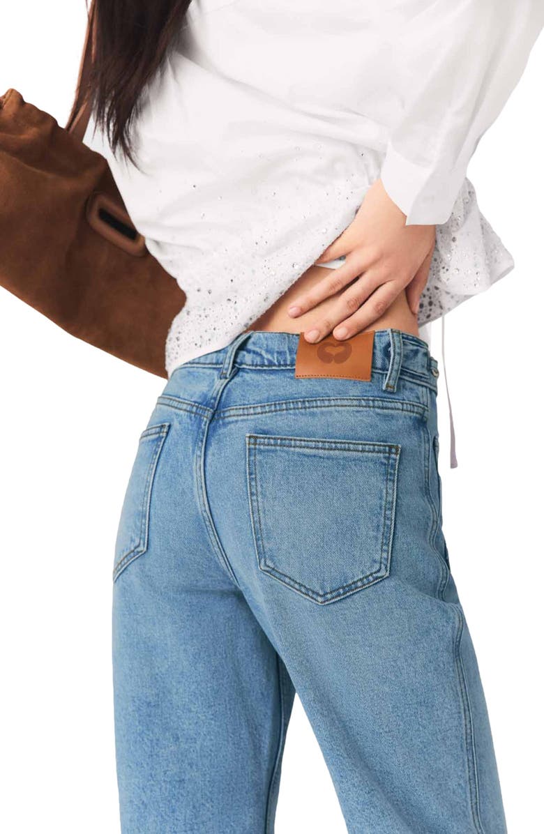 maje Straight jeans with chains, Alternate, color, Blue