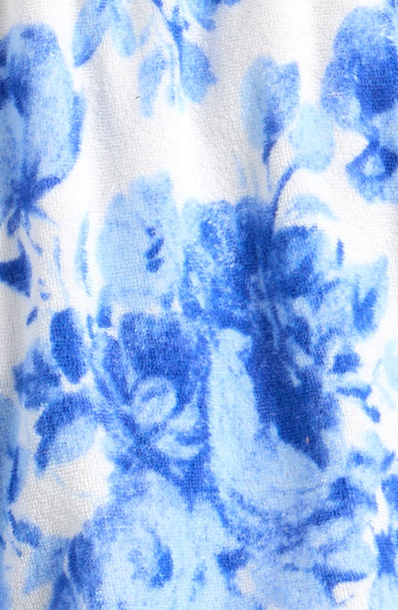TENLY Kids' Floral Cotton Terry Shorts, Alternate, color, Deja Blu