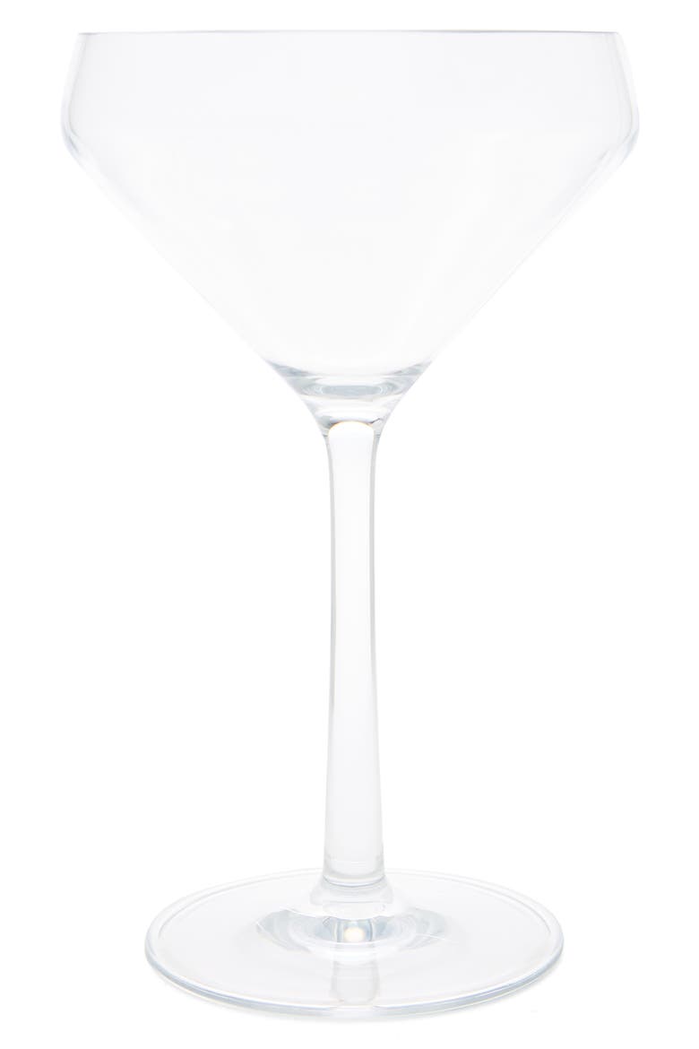 Sole Shatter Resistant 6-Piece Set Martini Glasses, Main, color, CLEAR