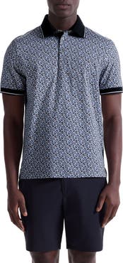 Bugatchi Vance OoohCotton® Geo Print Polo