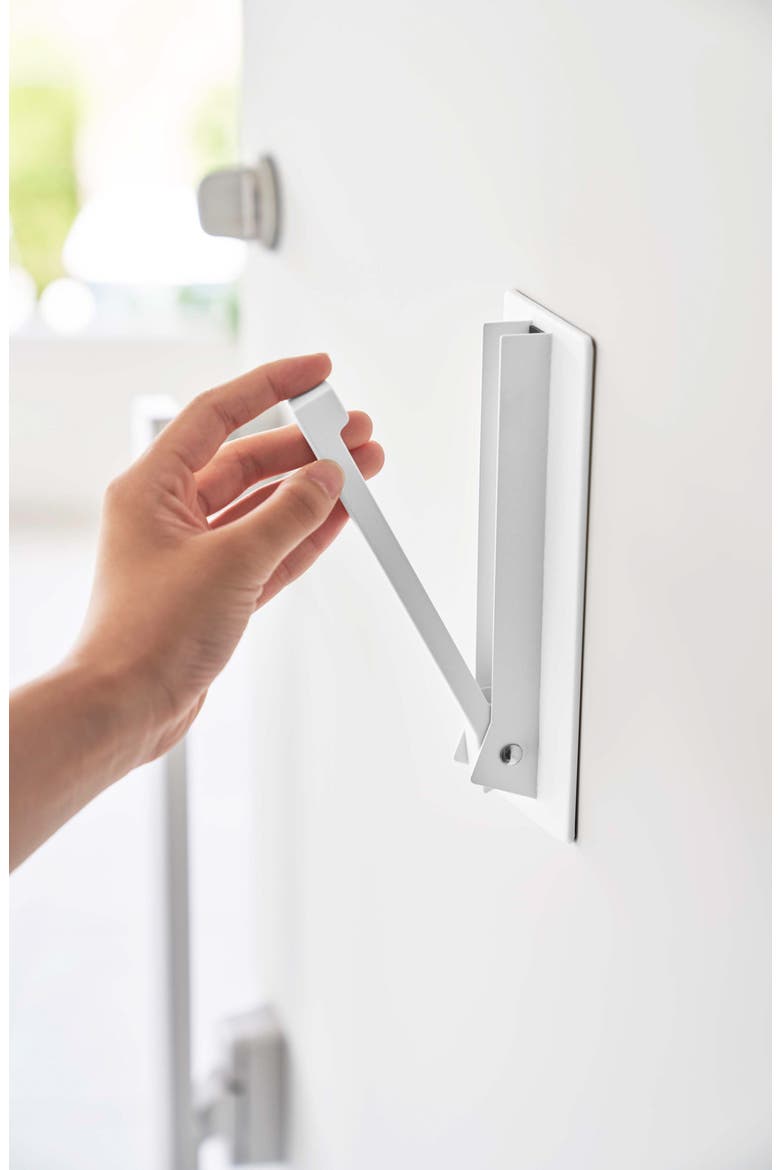 Magnetic Folding Hook, Alternate, color, WHITE