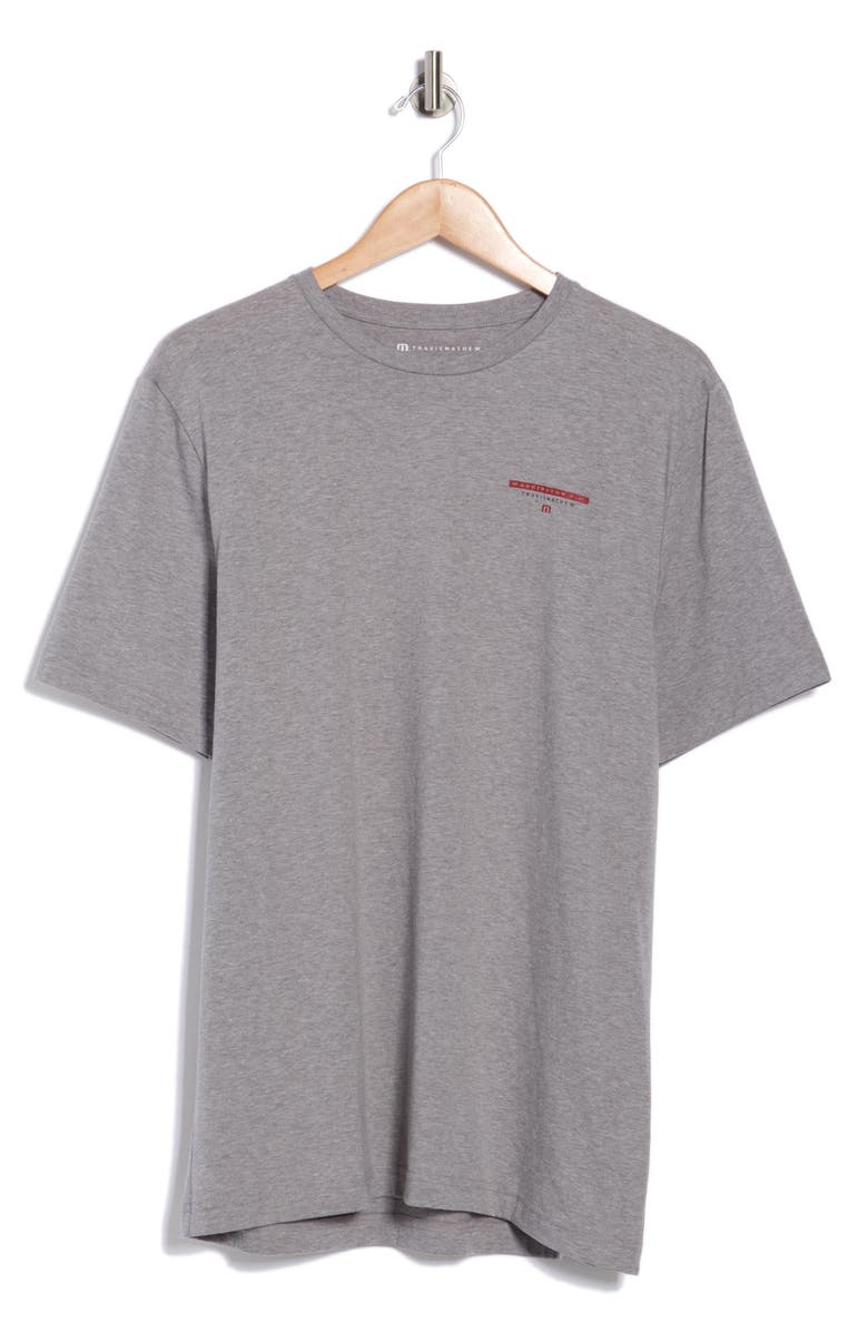 TravisMathew Spontaneous Trip Cotton Graphic T-Shirt, Main, color, Heather Medium Grey