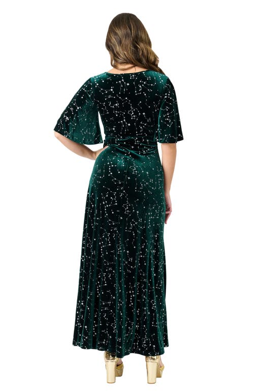 Smak Parlour Plus Size Knit Maxi Dress In Green