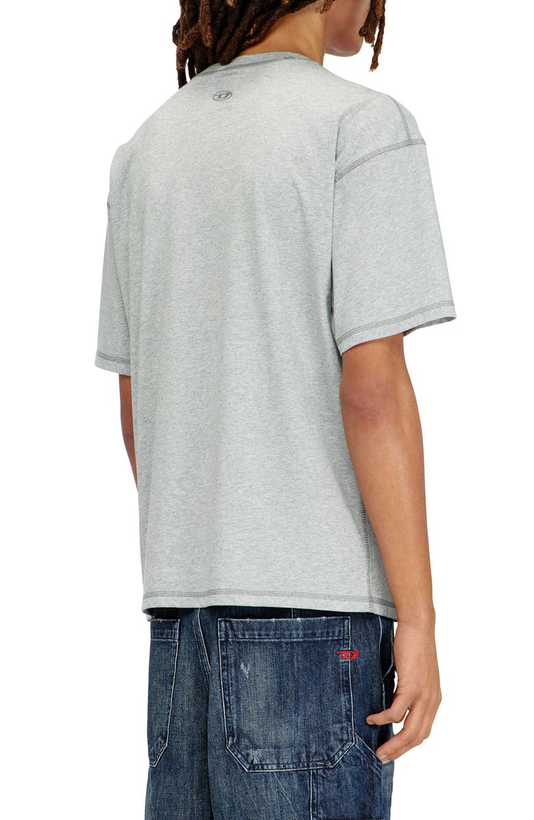 DIESEL<sup>®</sup> T-Boxt Dolphin Graphic T-Shirt, Alternate, color, 032 - Melange Grey