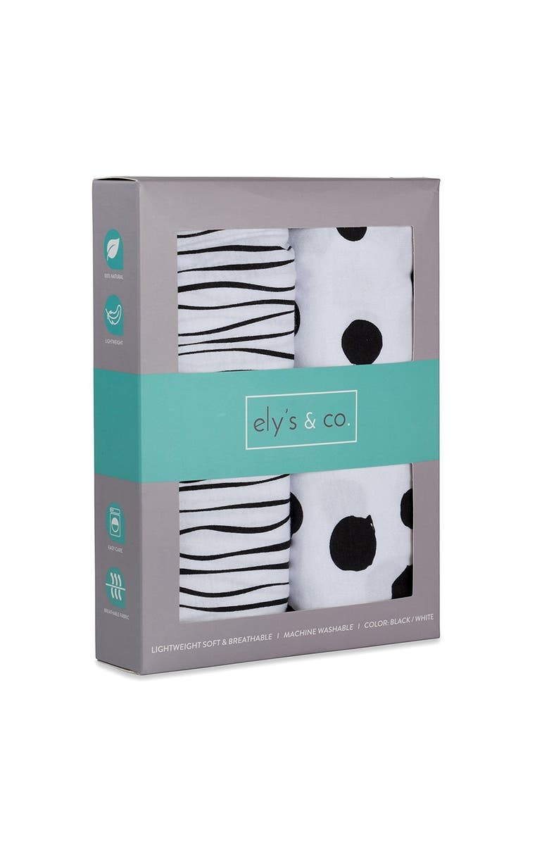 ZZDNU Changing Pad Cover Baby Changing Pad Cover - Cradle Sheet 2 Pack, Alternate, color, Black & White Abstract