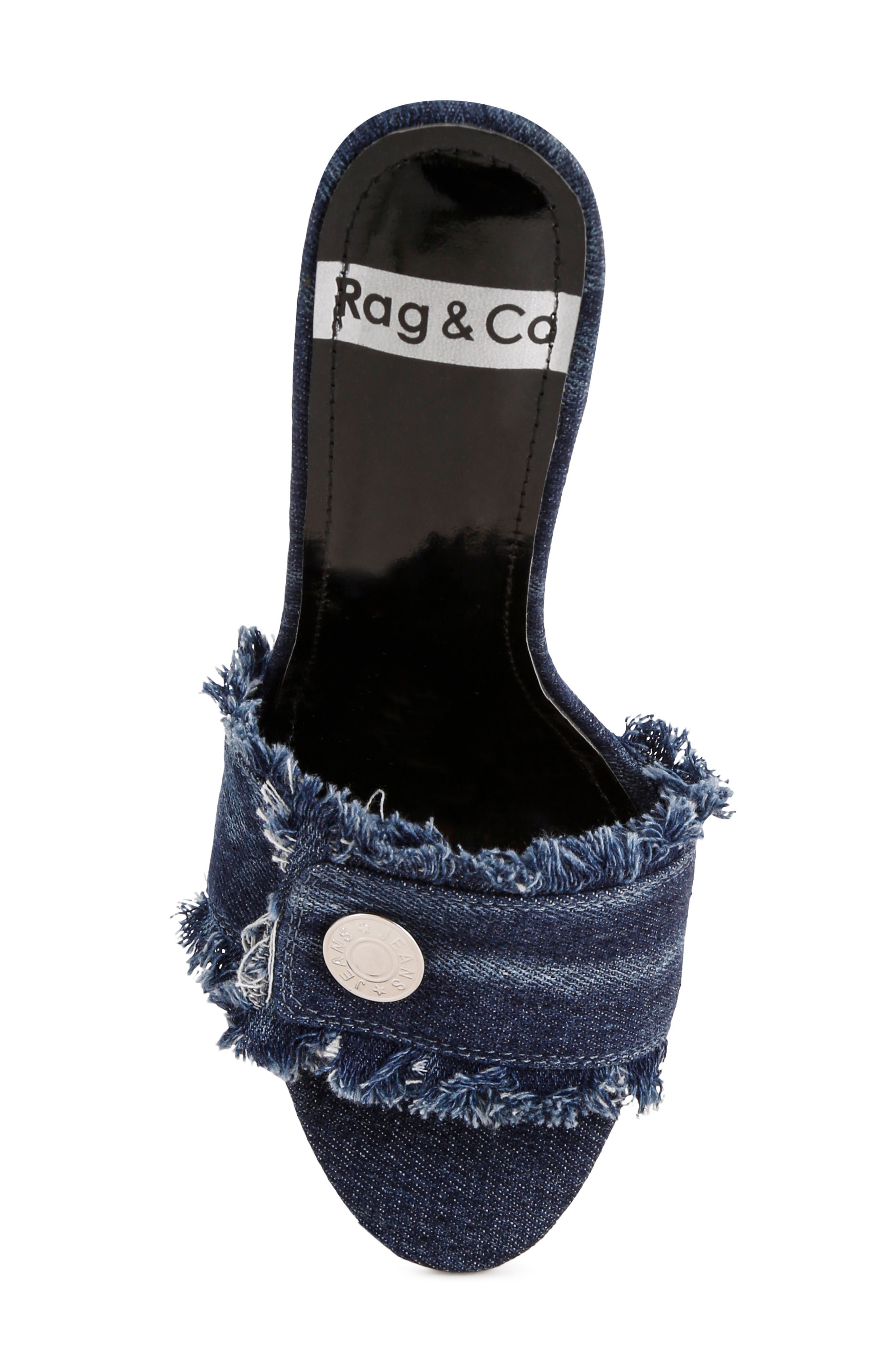 Claudia Denim Stiletto Sandal, Alternate, color, BLUE DENIM