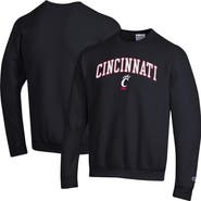 Champion Men's Champion  Black Cincinnati Bearcats Arch Over Logo Pullover Sweatshirt